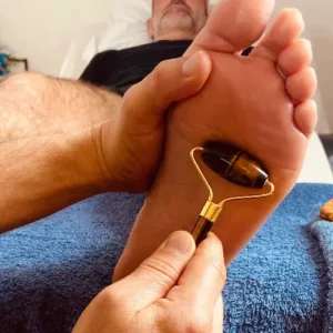 Sesión de reflexología podal premium en Qi Balance Barcelona