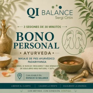 Este bono personal de 3 sesiones de Masaje de pies Ayurvédico Padabhyanga está pensado para quienes buscan una experiencia breve pero muy reparadora.
