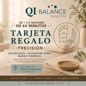 Reflexología Podal y Acupuntura Zonal (muñecas y tobillos) 🎁