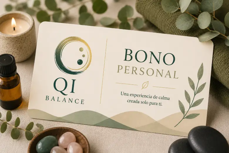 Uso de bonos Qi Balance para reservar sesión en Barcelona